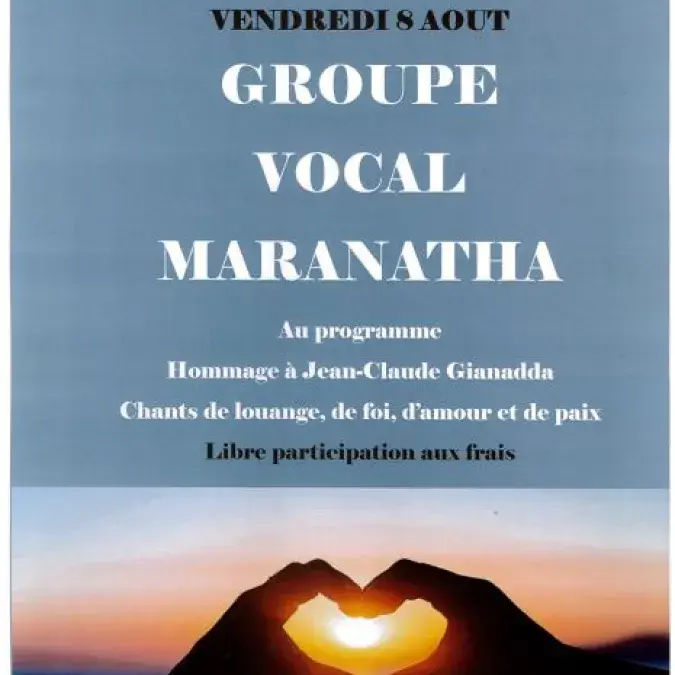 Soirée chantante spirituelle_Anglès