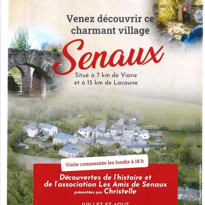 Visite commentée du circuit patrimonial de Senaux_Senaux