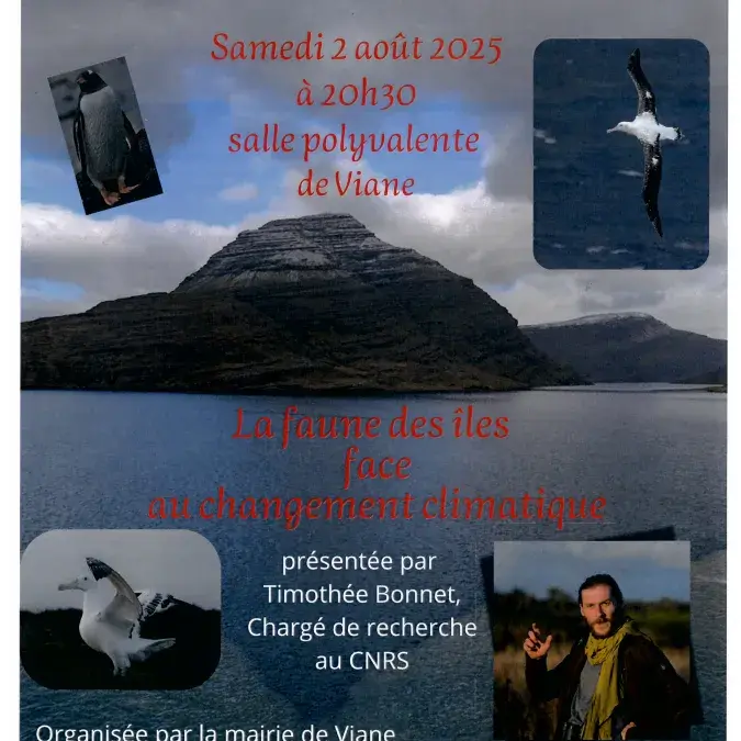 Conférence sur les îles australes Kerguelen_Viane