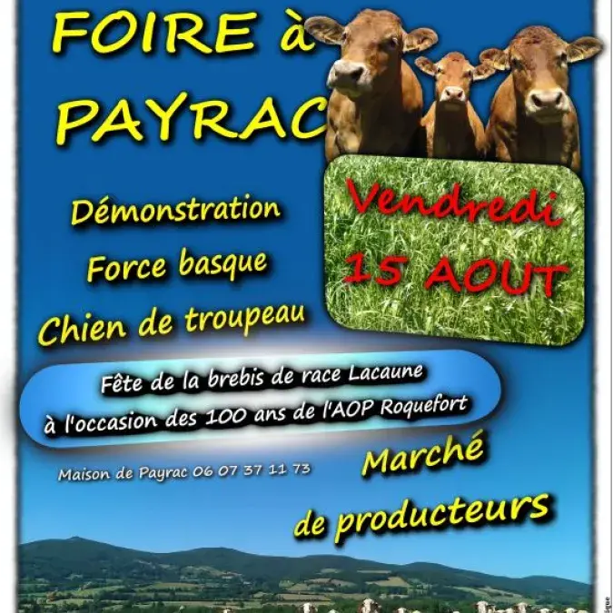 Les paysans font la foire à Payrac_Nages