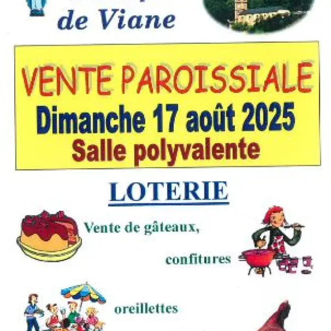 Vente paroissiale Eglise Catholique de Viane_Viane
