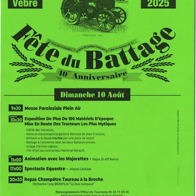 40ème Fête des Battages_Murat-sur-Vèbre