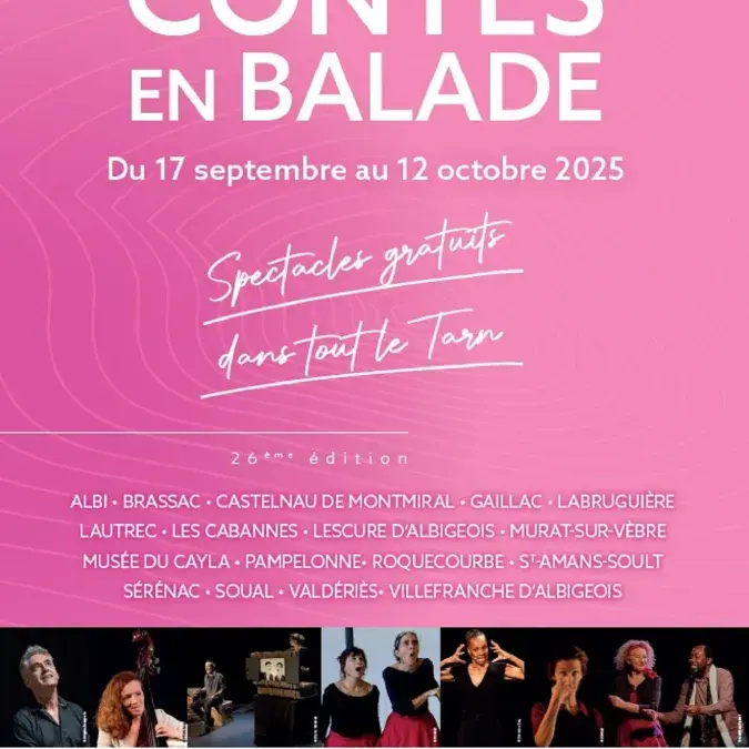 Affiche Contes en Balade 2025