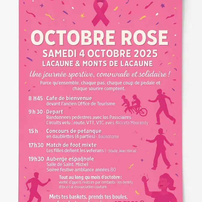 Octobre Rose Lacaune 2025_Lacaune