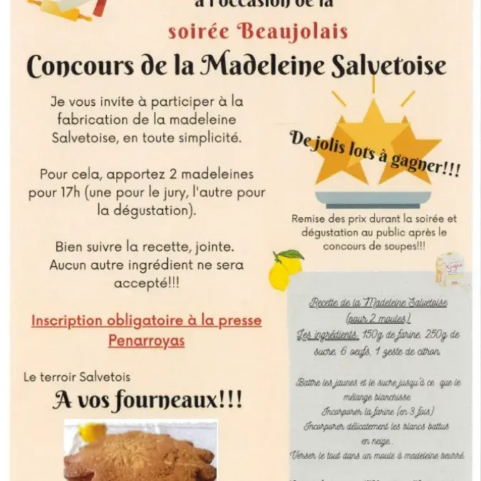 Concours de Madeleine Salvetoise_La Salvetat-sur-Agout