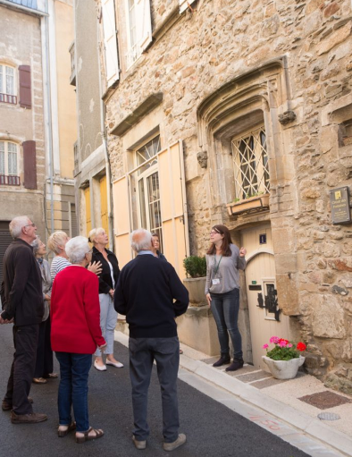Photo d'une visite guidéee a lacaune les bains